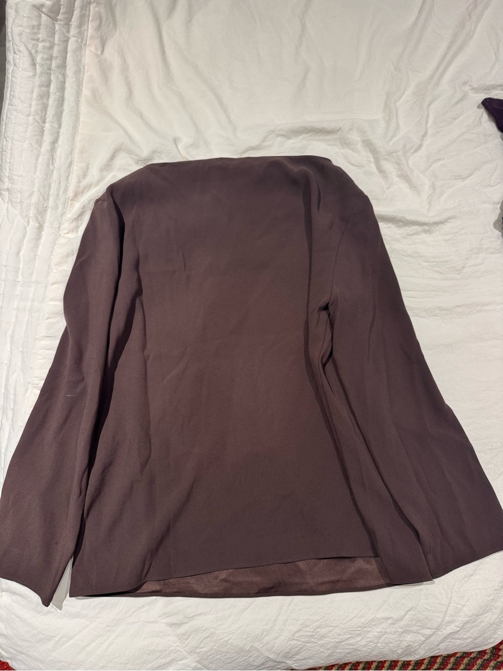 Aritzia Babaton Boatneck Long-Sleeve Blouse - Picture 3 of 4